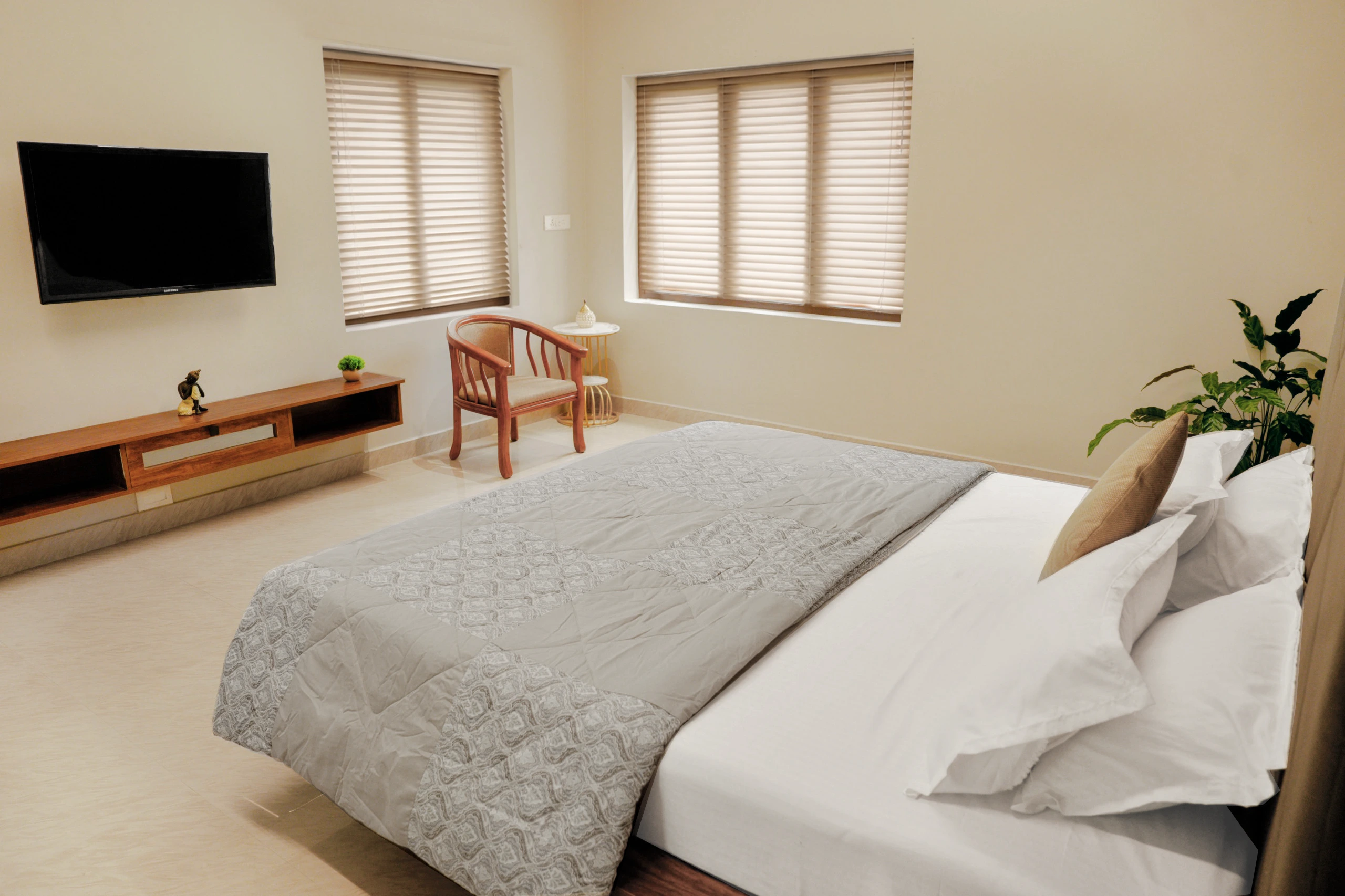 The Zenest custom wooden cottage interior angle layout